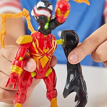 Amazon.com: Spider-Man MixMashers Marvel Iron Spider Custom